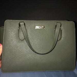 Kate spade dark green  purse